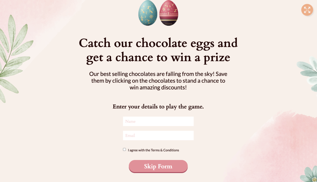 Easter Catching Game
